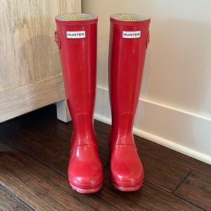 Hunter Original Gloss Tall Boots - Women 5